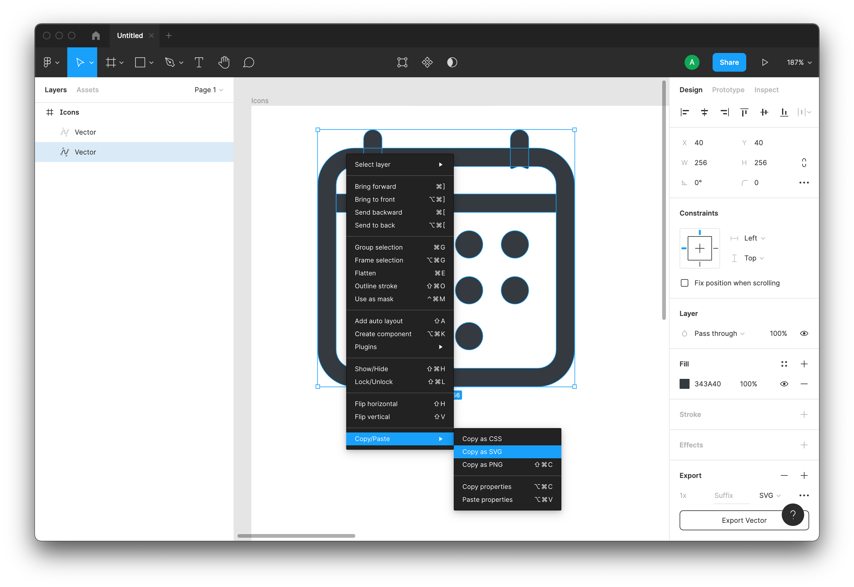 Figma Export SVG