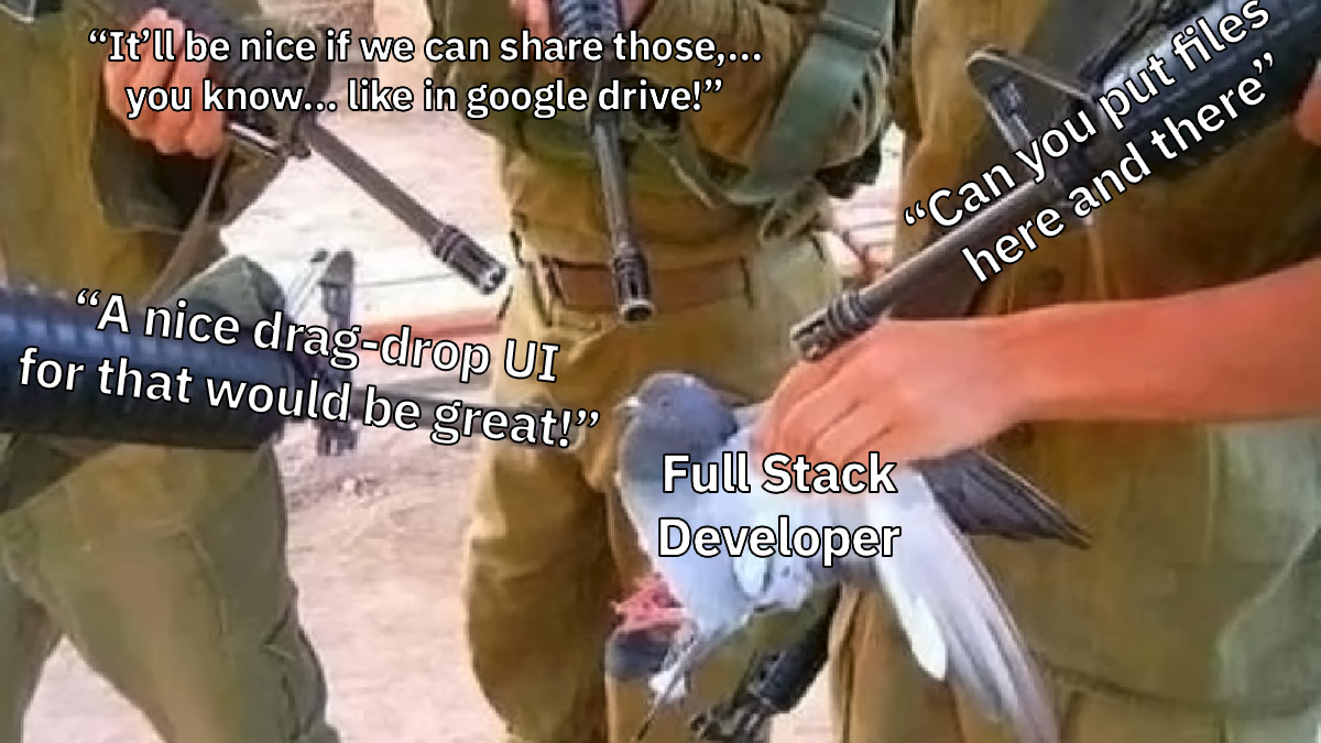 A day in the life of a full stack developer