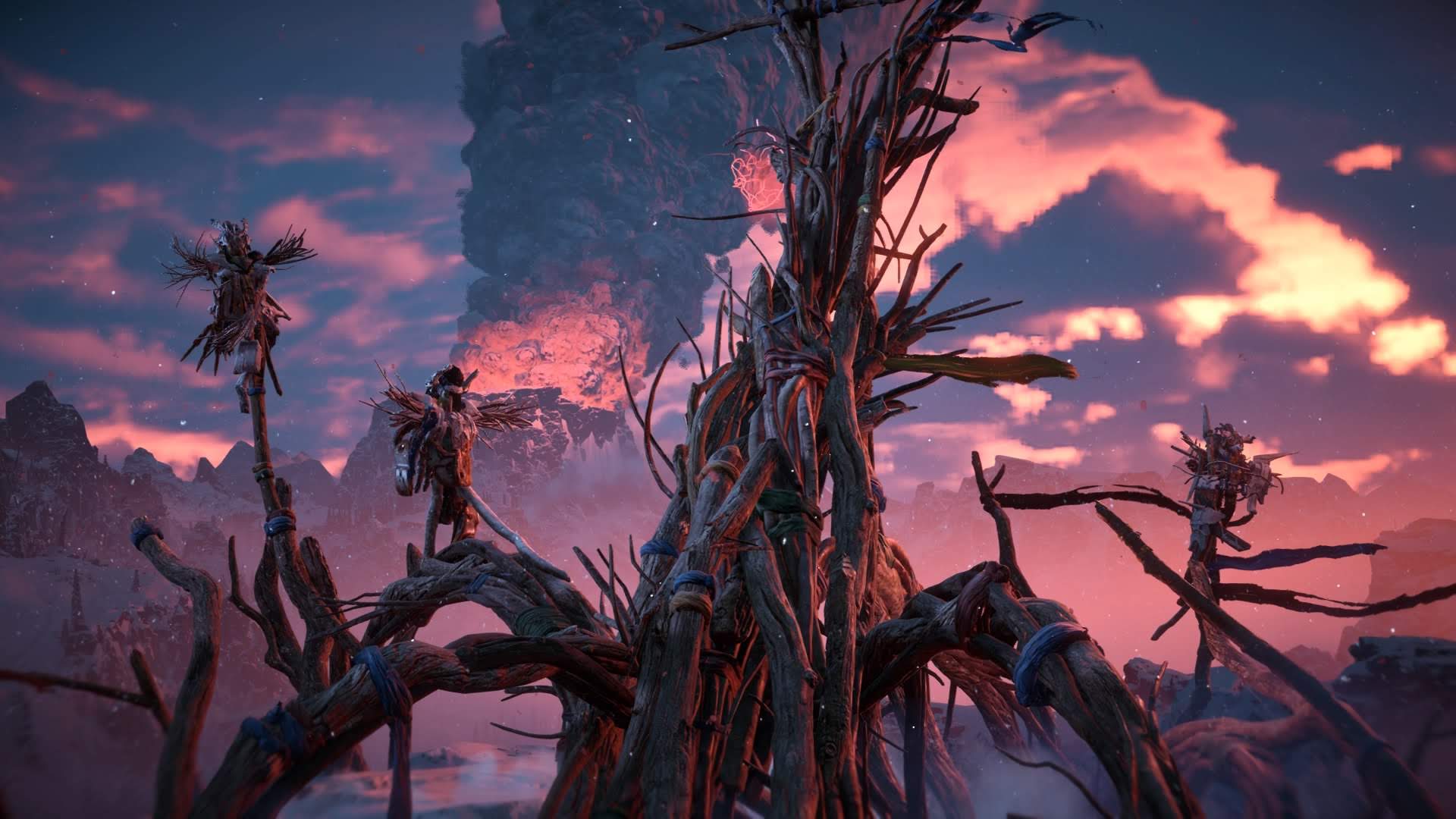 The eruption The eruption